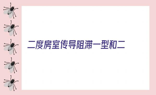 二度房室传导阻滞一型和二型的区别(正常人二度二型房室传导阻滞)